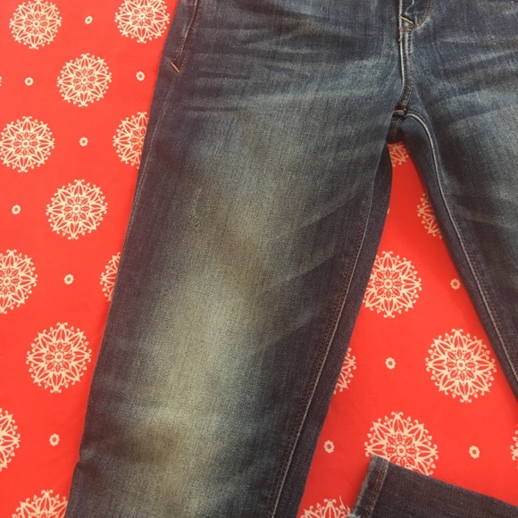Express midrise super skinny denim jeans sz 0r - Picture 2 of 10
